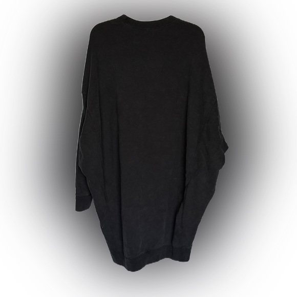 R13 Grunge Sweatshirt Dress Washed Black NWT - Picture 5 of 11